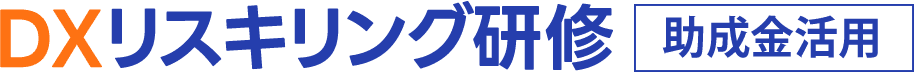 DXリスキリング研修 助成金活用